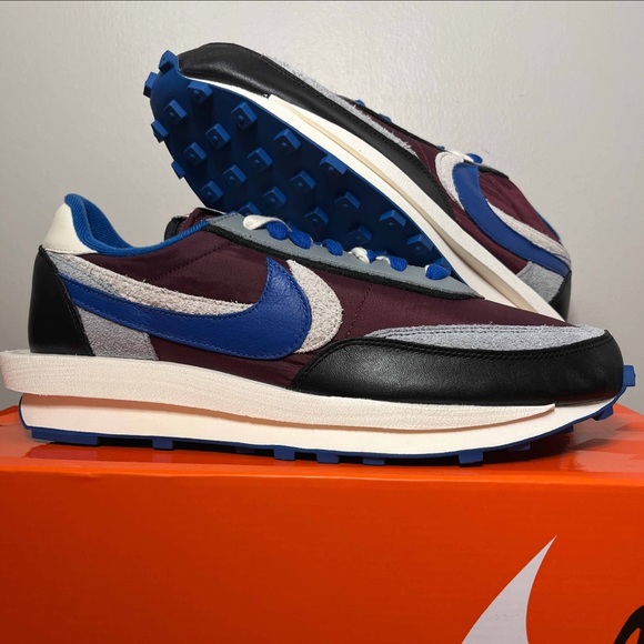 Nike x Sacai x Undercover LD Waffle Night Maroon Team Red